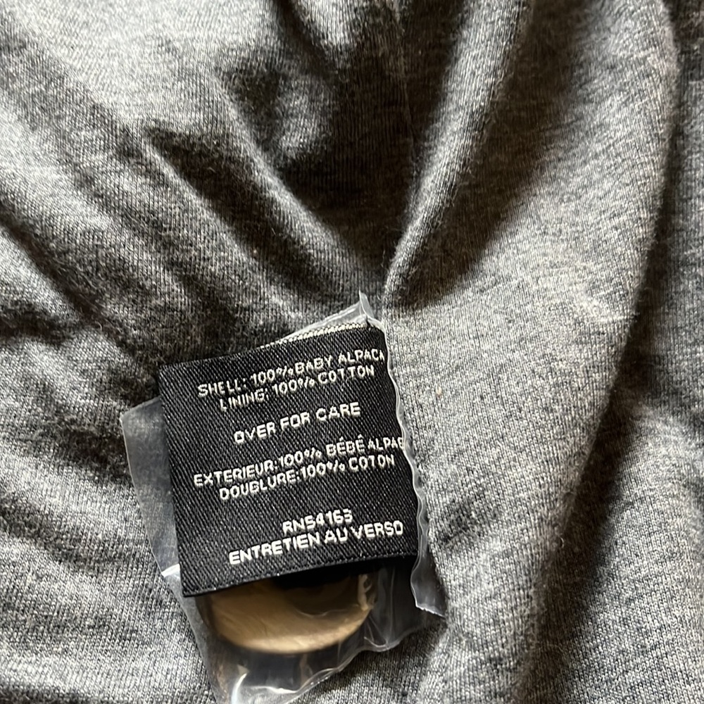 Cole Haan Baby Alpaca Grey Sweater.Preowned - Picture 10 of 11